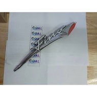 FINO 3D Logo Side Cover Only Right White Genuine YAMAHA Code 4D0-F174B-Q2-WH Product *Discontinued*
