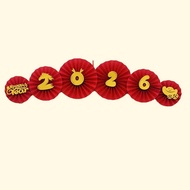 Decoration CNY Fan Set 2026 Decoration CNY