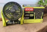 美國Ryobi 18V ONE+plus ，美國空運到港，可以220v/18v兩用，180度轉向，鋰電池風扇，淨機價不含電池和充電器，如有需要可以加adapter轉其他電池用，荃灣門市交收