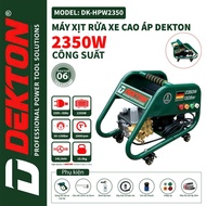 Máy Rửa Xe Công Nghiệp Dekton DK-HPW2350 - Công Suất 2350W - Có Chỉnh Áp - Motor Đầu Rời - Có Bánh X