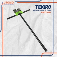 Tekiro Black T-Socket Wrench 7mm-19mm