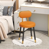 Modern backrest soft stools, coffee chairs, makeup chairs, study stools, dining table stools, chairs