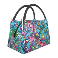 Tokidoki Insulated Lunch Tote Bag, Large Capacity Portable Student School Keep Warm and Cold Lunch Box