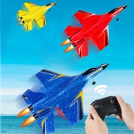 R RC Jet Fighter Toy with Gyroscope LED | 2.4 GHz Remote Control Airplane Suitable for Children and 