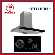 Fujioh FH-GS5035 SVGL Glass Hob / Fujioh FH-GS5035 SVSS Stainless Steel Hob + Fujioh Chimney Hood FR-MT1990R