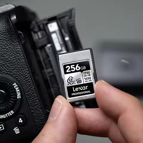 Lexar CFexpress Type A Silver Memory Card 256GB 512GB VPG200 8K Video CF Card for SONY FX30 FX6 a7R 