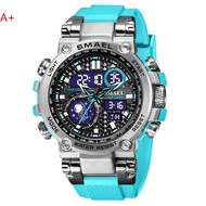 & Smael Tactical Digital Large Dial Multifunctional Alloy Double Display Waterproof Electronic Sport
