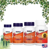 NOW Foods Vitamin D-3 High Potency 2000IU/5000IU/10000IU 120Softgels D D3