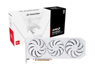 Powercolor AMD Radeon RX 9070 XT搭載 「Hellhound」シリーズグラフィックカード・オールホワイトモデル [ RX9070XT 16G-L/OC/WHITE ]