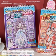 Nail Art Design Sticker Book DIY Quiet Book