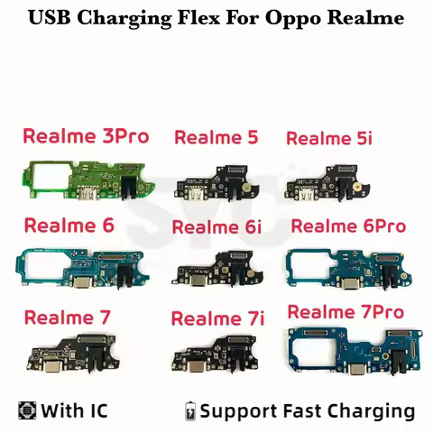 Good quality USB Charging Port Dock Plug Connector Charger Board With Mic Flex Cable For OPPO Realme