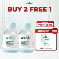 Buy 2 Free 1 Gift VERBLE Day Dan Night Anti-Acne Acnes Clear Serum Pitted Scar 30ml