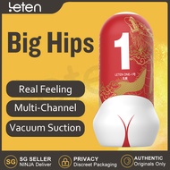 Leten One Hip Vacuum Sucking Masturbation Cup Big Ass Clip Suction Soft Vagina Real Pussy Male Masturbator Sex Toys - masturbation for men sexy toy for men leten masturbator vagina toy for man vagina toy masturbator toys leten飞机杯