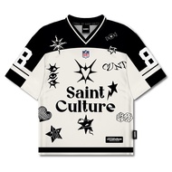 Grey Jersey Vintage Oversize Rugby Retro Streetwear Y2K Boxy Oversized Jersey