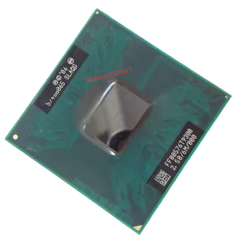 1PCS Used Intel Core 2 Duo Mobile T9300 SLAQG SLAYY 2.5 GHZ 6MB 800MHZ CPU Processor