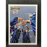 Topps SuperTeams Rockets Hakeem Olajuwon, Clyde Drexler nba card
