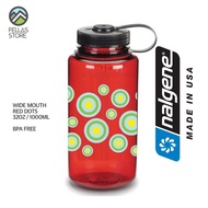 Nalgene Wide Mouth - Red TR W/Dots