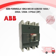ABB FORMULA 18kA MCCB A2B250 160A / 200A / 250A  3 POLE (3P)