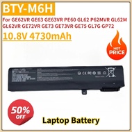 New Replacement Laptop Battery BTY-M6H 10.8V for GE62VR GE63 GE63VR PE60 GL62 P62MVR GL62M GL62VR GE