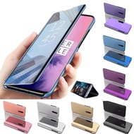 Samsung A01 A01 A11 A31 A51 A71 A72 A01 CORE A2 CORE A03 CORE FLIP COVER MIRROR CLEAR VIEW CASE STANDING AUTO LOCK