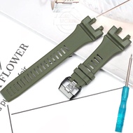 สายเรซิ่นเหมาะสำหรับ Casio G-Shock ซีรีส์ GBA-900ผู้ชายกันน้ำสำหรับกีฬาสายนาฬิกายางอุปกรณ์นาฬิกากําไ