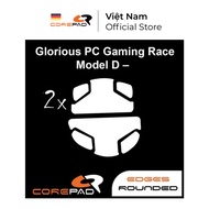 2 Sets of PTFE Corepad Skatez PRO Glorious Model D- Mini Replacement Mouse Feet - Corepad Official S