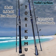 Surf rod 10 kaki Spinning Rod solid carbon Torikumu Esa (Europe) Rod pantai 10 kaki joran pantai.