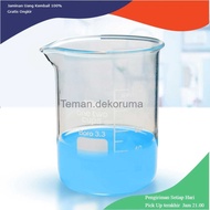 TD - DPR One Two Cups Multifunctional Borosilicate Glass Chemical Lab Measuring Cup - GG-17