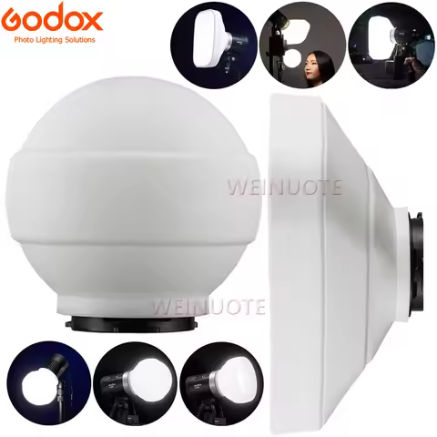 Godox ML-CD15 ML-CS162 Silica Gel Diffusion Dome Kit for ML30 MLBI ML60 BI V1 V1pro V100 V860III-S T
