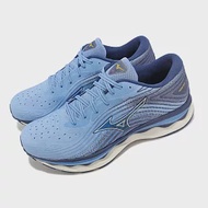 Mizuno 慢跑鞋 Wave Sky 6 男鞋 藍 超寬楦 頂級回彈 美津濃 J1GC2211-53