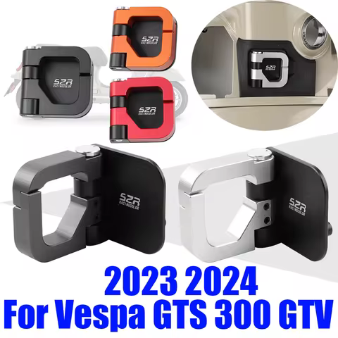 Motorcycle Accessories Helmet Hook Luggage Storage Bag Hook Holder Hanger Support For Vespa GTS 300 