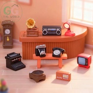GGTINIWORLD GG012 1pcs Miniature Retro Radio Camera Micro Landscape Retro Motif Decoration DIY Ornam
