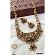 Indian matt finish jewellery set