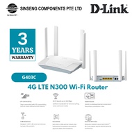D-Link G403C 4G LTE N300 WiFi 4G Sim Card Router