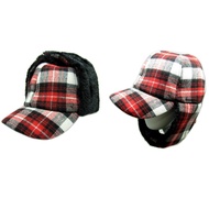[Helen Jingfang] Winter Cold-Proof Spare Parts~Warm Type Ear Protection Plaid Red White Black Wind H