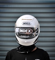 INDEX หมวกกันน็อคเต็มใบ INDEX 811 ISHIELD มีแว่นตา 2 ชั้น !!ฟรี!! ถุงมือเต็มนิ้ว PROBIKER สีดำ (ลิขสิทธิ์แท้) #โปรโมชั่น