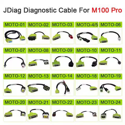 Special EFI Inspection Cable For JDiag M100 PRO Motorcycle Locomotive Diagnostic Tool Connector For 