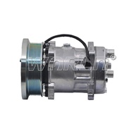 OEM SD7H154637 5095513 89824775 7H15 8PK 12V Air Conditioner Auto Compressor For Caterpillar For NewHolland For Agri WXT