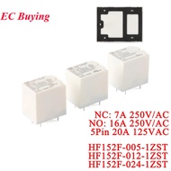5Pcs/1pc High Power Relay HF152F HF152F-005-1ZST HF152F-012-1ZST HF152F-024-1ZST DC 5V 12V 24V 5Pin 