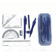 8-piece compass set, complete with pencil, ruler, compass, pencil sharpener HB-3009 compass