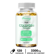 Multi-Collagen Complex - การผสมผสานของคอลลาเจนประเภท I II III V และ X เพื่อปรับปรุงสุขภาพผิว ผม และเ