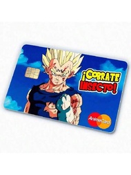 Sticker Para Tarjeta Vegeta cobrate insecto MODELO 2 dragon ball