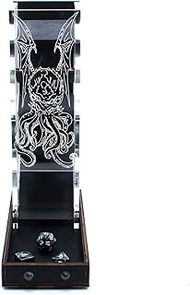 C4Labs Cthulhu Etched Dice Tower from for Lovecraft Fans - Black