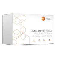 myLAB Box STD at Home Test for Women Chlamydia, Gonorrhea, Trichomoniasis (Trich), HIV(1 & 2), Hepat
