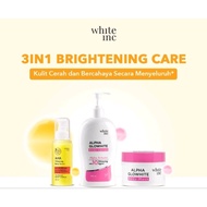 White Inc 3 in 1 Brightening Care: Alpha Glowhite Body Lotion + Body Mask + AHA Body Serum