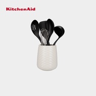 KitchenAid Nylon 6pc Utensil Set And Holder - Onyx Black ชุดอุปกรณ์ทำครัว 6 ชิ้น