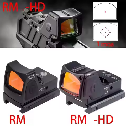 Tactical RM Red Dot Sight Scope 1.3 rich Raise Bracket Airsoft RM HD Red Green Sight Riflescope Gloc