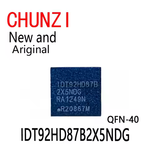 5pcs New and Original CODEC+STEREO SPEAKER AMPLIFIER+CAPLESS+LDO IDT92HD87B 2X5NDG 92HD87B2X5 92HD87