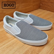 [ส่งเร็วพิเศษ!] Hogo รองเท้า รองเท้าสลิปออน รองเท้าแบบสวม ผ้าใบผู้หญิง รองเท้าผ้าใบสลิปออน รองเท้าผู