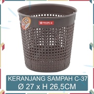 BUNTON Lion Star Basket Bag Trash Can Veli Bin 10L C-37 4 LionStar Plastic Quality Durable Shatterpr